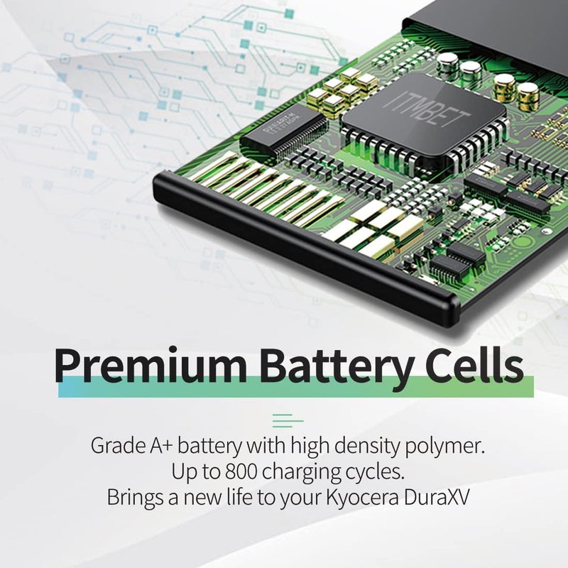 ITMBET SCP-73LBPS Battery, (𝟐𝟎𝟐𝟓 𝐍𝐞𝐰 𝐔𝐩𝐠𝐫𝐚𝐝𝐞) 3000mAh 0 Cycle High Capacity Replacement Battery for Kyocera DuraXV Extreme E4810 DuraXE Epic E4830 Verizon Flip Phone - Image 5